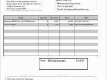 Material And Labor Invoice Template