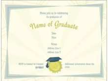 Name Card Templates For Graduation Announcements