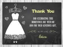 85 Visiting Thank You Card Template For Bridal Shower Templates for Thank You Card Template For Bridal Shower