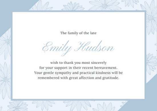 85 Visiting Thank You Card Template Sympathy Download with Thank You Card Template Sympathy