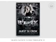 86 Adding All Black Everything Party Flyer Template Formating for All Black Everything Party Flyer Template