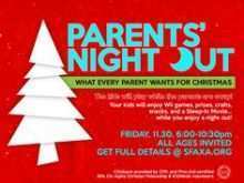 86 Adding Parents Night Out Flyer Template Free Download with Parents Night Out Flyer Template Free
