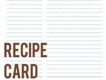 86 Blank 8 X 11 Recipe Card Template Download by 8 X 11 Recipe Card Template