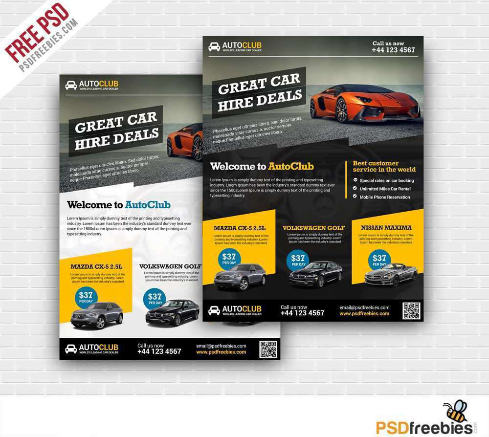 86 Blank Car Flyer Template in Word with Car Flyer Template