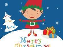 86 Blank Christmas Card Template Elf Maker for Christmas Card Template Elf