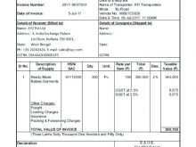 Tax Invoice Template With Gst