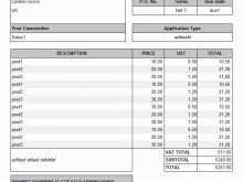 86 Create Free Uk Vat Invoice Template Excel Layouts with Free Uk Vat Invoice Template Excel