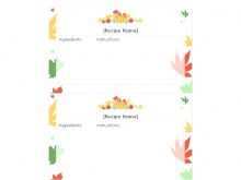 86 Create Thanksgiving Recipe Card Template For Word For Free by Thanksgiving Recipe Card Template For Word