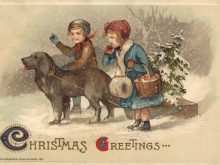 86 Create Victorian Christmas Card Template PSD File for Victorian Christmas Card Template