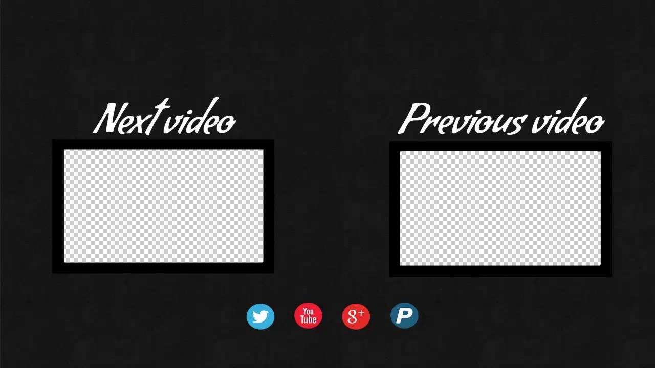 86 Creative End Card Template Youtube Download With End Card Template Youtube Cards Design Templates