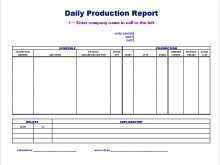 86 Creative Production Planning Report Template Layouts with Production Planning Report Template
