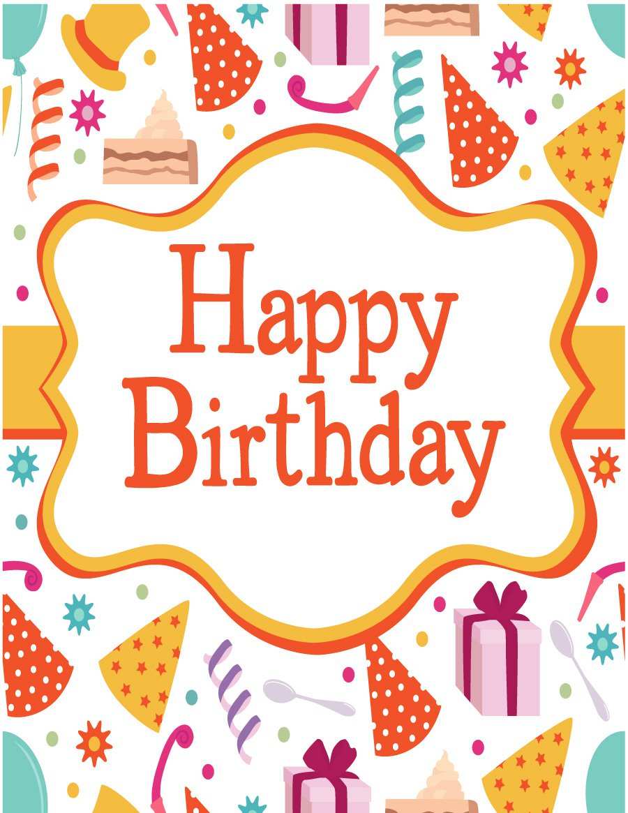 86 Customize Birthday Card Templates Printable Templates for Birthday Card Templates Printable