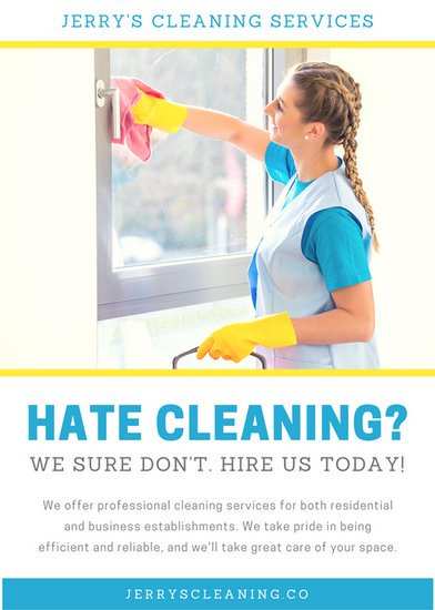 86 Customize Flyers For Cleaning Business Templates Now for Flyers For Cleaning Business Templates