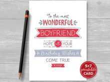 86 Customize Our Free Birthday Card Template Boyfriend With Stunning Design by Birthday Card Template Boyfriend