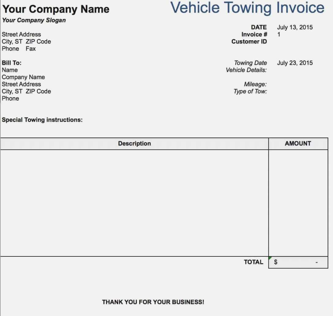 blank trucking invoice template cards design templates