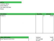86 Format Simple Vat Invoice Template in Photoshop by Simple Vat Invoice Template
