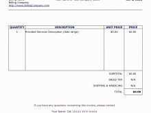 86 Format Us Customs Invoice Template in Word for Us Customs Invoice Template