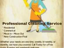 86 Free House Cleaning Services Flyer Templates For Free for House Cleaning Services Flyer Templates