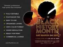 86 Free Printable Black History Month Flyer Template Free for Ms Word with Black History Month Flyer Template Free