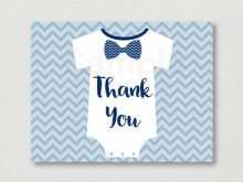 86 Free Printable Onesie Thank You Card Template Photo for Onesie Thank You Card Template