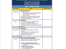 86 Free Printable Seminar Agenda Format Maker for Seminar Agenda Format
