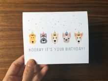 86 How To Create Dog Birthday Card Template Now with Dog Birthday Card Template