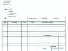 Repair Shop Invoice Template