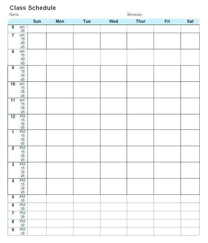 86 Online Group Fitness Class Schedule Template in Photoshop with Group Fitness Class Schedule Template