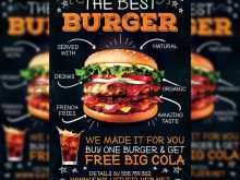 86 Printable Burger Flyer Template For Free by Burger Flyer Template