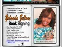86 Printable Free Book Signing Flyer Templates Formating by Free Book Signing Flyer Templates