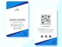 Employee Id Card Template Free Download Word