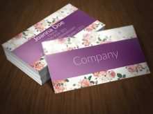86 Standard Floral Business Card Template Psd With Stunning Design by Floral Business Card Template Psd