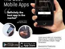 86 Standard Mobile App Flyer Template Free Download with Mobile App Flyer Template Free