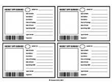86 Standard Spy Id Card Template Formating by Spy Id Card Template