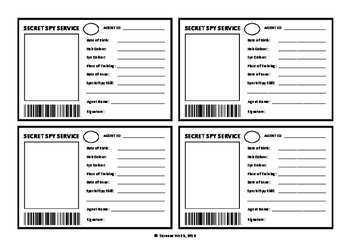 86 Standard Spy Id Card Template Formating by Spy Id Card Template ...