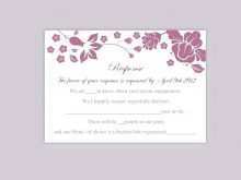 86 The Best Free Printable Rsvp Card Template Templates for Free Printable Rsvp Card Template