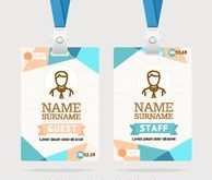 Id Card Template For Conference