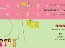 86 The Best Invitation Card Template For Naming Ceremony For Free by Invitation Card Template For Naming Ceremony