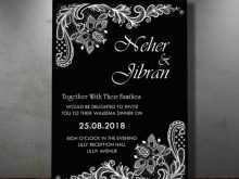 Invitation Card Template White