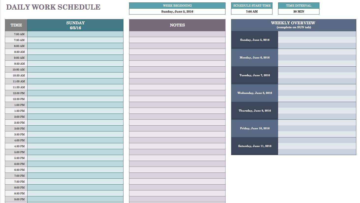 86 Visiting A Daily Schedule Template For Free with A Daily Schedule Template