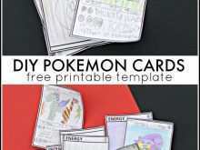 86 Visiting Pokemon Card Template Printable in Word by Pokemon Card Template Printable