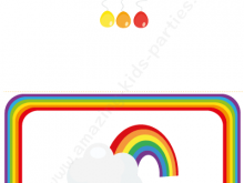 86 Visiting Rainbow Birthday Card Template With Stunning Design with Rainbow Birthday Card Template