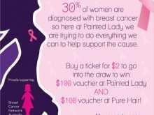 87 Adding Breast Cancer Fundraiser Flyer Templates Formating with Breast Cancer Fundraiser Flyer Templates