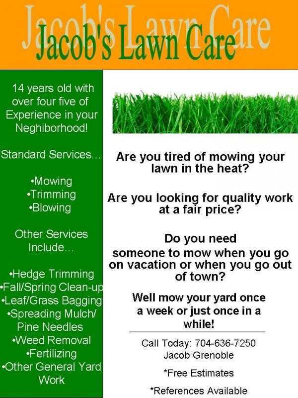 87 Adding Lawn Mowing Flyer Template Now by Lawn Mowing Flyer Template