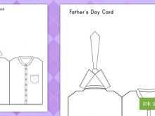 Father’S Day Card Template Tie