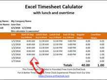 87 Create Excel Template To Calculate Time Card Templates by Excel Template To Calculate Time Card