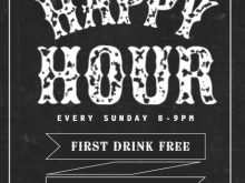 87 Create Happy Hour Flyer Template Free PSD File with Happy Hour Flyer Template Free
