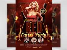 87 Create Red Carpet Flyer Template Free With Stunning Design by Red Carpet Flyer Template Free