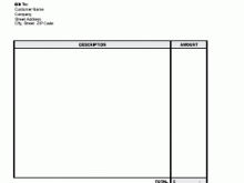 Basic Personal Invoice Template