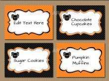 87 Creating Halloween Tent Card Template for Ms Word for Halloween Tent Card Template